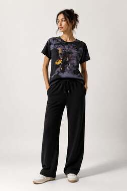 The Prince Estate Purple Rain Tie-Dye Graphic T-Shirt L